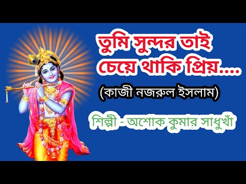 Tumi Sundar Tai Cheye Thaki | তুমি সুন্দর তাই চেয়ে থাকি প্রিয় l Kazi Nazrul Islam l