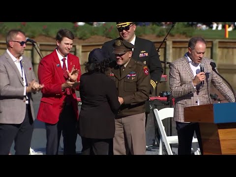 Military Appreciation Day at The Players Championship featured a ceremony, concert