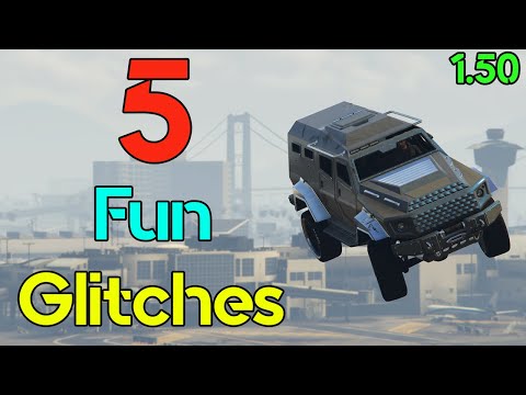 5 Fun Glitches in GTA Online #1 - 1.50