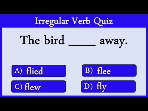 Irregular Verbs Quiz 12: Can You Score 10/10?