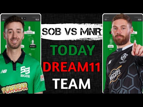 SOB vs MNR Dream11 Team, SOB vs MNR Dream11 Prediction, SOB vs MNR Dream11: Fantasy Tips Analysis