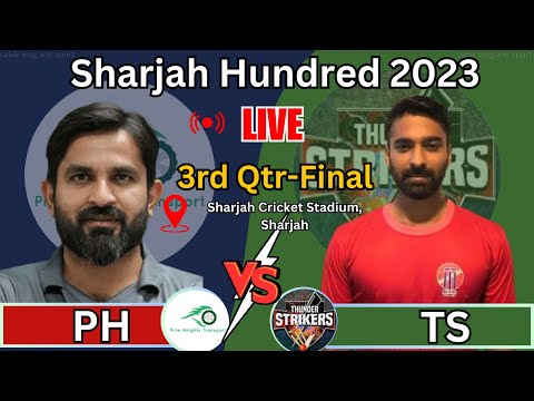 Sharjah 100 Ball Live | Prim Height Transport vs Thunder Strikers live | Sharjah Hundred 2023 | T10