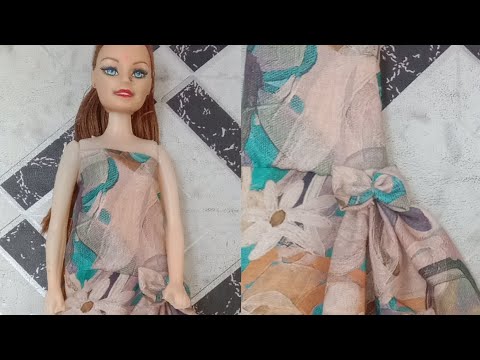 Diy Barbie dress making