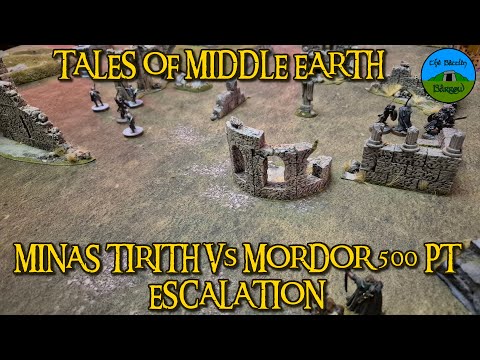 Middle Earth SBG Battle Report - Escalation Gane 1 - Minas Tirith Vs Mordor 500pts