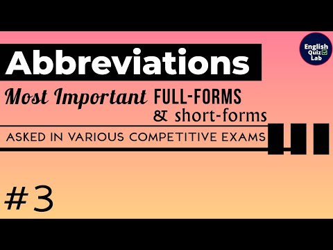 Imp. Abbreviations -3