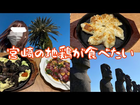 【女ひとり旅】宮崎の美味しいもの食べ尽くして1人を満喫してきた！【地鶏】