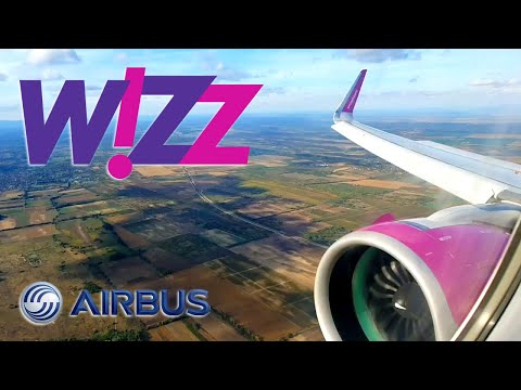 Wizz Air Airbus A321neo ✈ Landing in Budapest