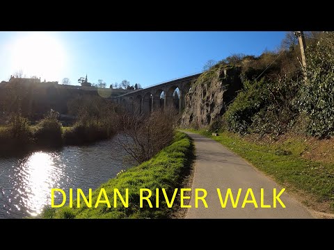 Dinan river walk. A 5 minute video of this lovely walk along the River Rance towpath to Lehon