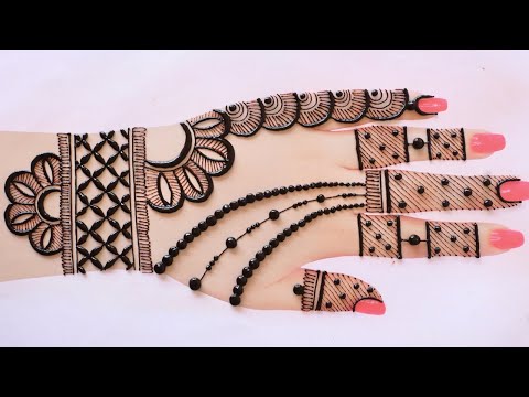 Simple arabic cut dana mehndi design | simple mehndi design | New mehndi design/mehandi | mehndi