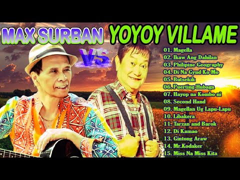 Yoyoy Villame, Max Surban Nonstop Songs Medley 💌💌 Pinoy Tagalog Love Songs of All Time🔥OPM Love Song