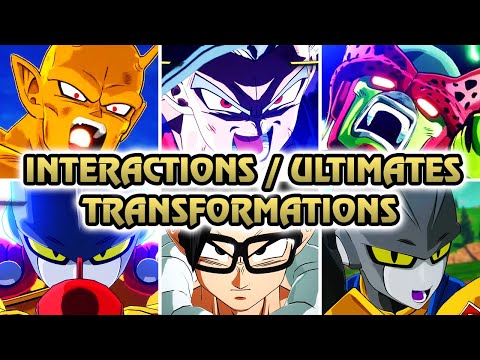 DRAGON BALL: Sparking! ZERO - All Super Hero Interactions · Ultimates · Transformations (HQ)