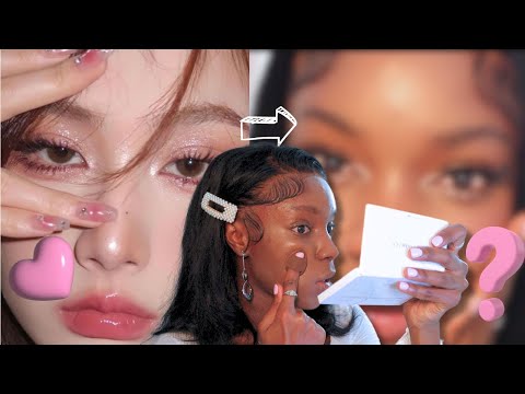 i tried korean makeup for the first time EVER: k-pop inspired makeup