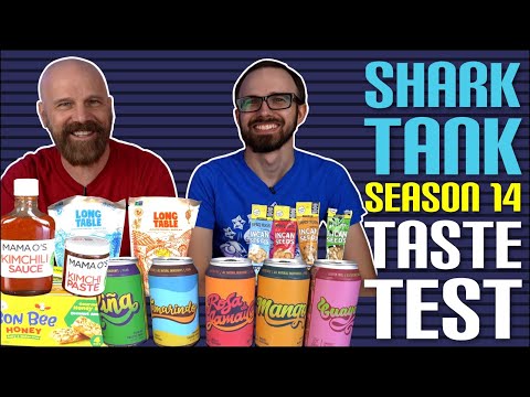 Let's Try Shark Tank Season 14 Food & Drinks!