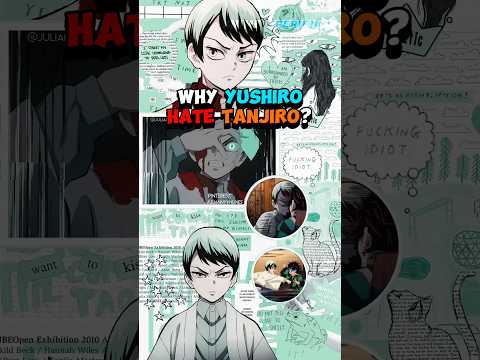 Why Yushiro Hate Tanjiro 😐 | Demons Slayer In Hindi | #anime #demonslayer#shortvideo #tanjiro#shorts