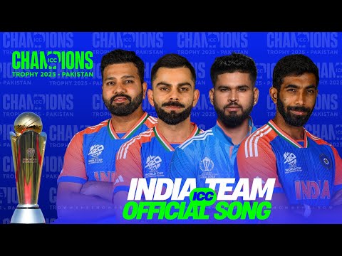 Indian Team Song for Champions Trophy 2025 | Champions Trophy 2025 Song | Champions Trophy 2025