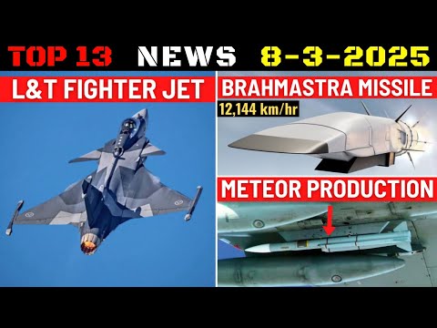 Indian Defence Updates : L&T Fighter Jet,Brahmastra Missile,Meteor Production,T-72 Engines Ordered