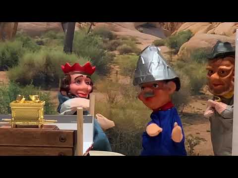 David brings the covenant box home: CCUMC Puppet Theatre