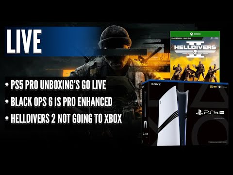 PS5 Pro Unboxing's Go Live | Black Ops 6 Is Pro Enhanced | Reacting to Videos