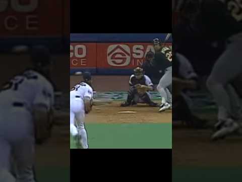 A’s Mark McGwire 538 FT Homerun VS Randy Johnson #baseball #MLB