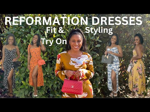 REFORMATION DRESS TRY ON | Fits & Sizes | Which One Should You Choose? Are They Worth It?