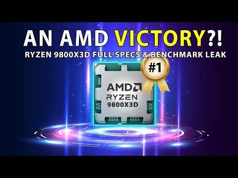 AN AMD VICTORY?! Ryzen 9800X3D FULL SPECS & Benchmarks LEAK