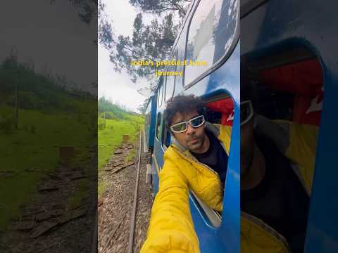 India’s prettiest train journey 📍 Ooty toy train #ooty #ootytrain #train #india #coonoor