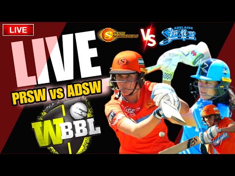 WBBL Live | PERTH SCORCHERS Women vs ADELAIDE STRIKERS Women Live | PRSW vs ADSW LIVE Match