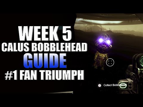 Destiny 2 Calus Bobblehead Locations Guide WEEK 5 (#1 Fan Triumph) Season of the Haunted Sever Rage