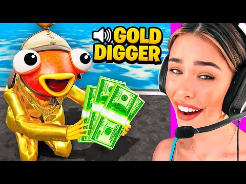 I Went UNDERCOVER to EXPOSE Gold Digger! (Fortnite)