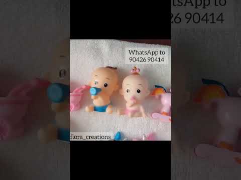 Beautiful baby shower decor dolls #decorating #babyshower #dolls #mini