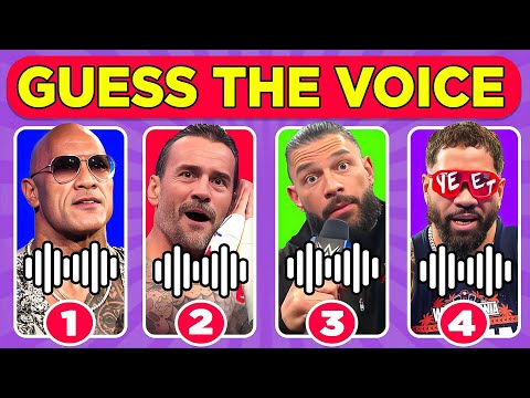 99% of WWE Fans Can’t Guess These Wrestlers by Their Voice! Can You? 🎤✅