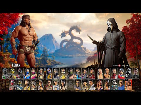 MK1 Conan Vs Ghostface - Mortal Kombat 1 Gameplay