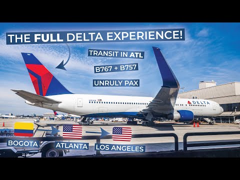 TRIPREPORT | Delta (ECONOMY) | Bogotá - Atlanta - Los Angeles | Boeing 767 / Boeing 757