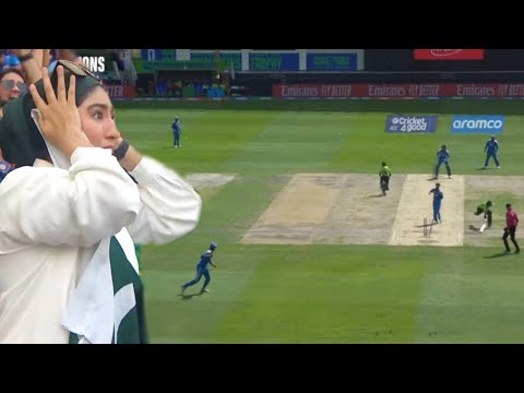 Pakistan fans stunned reaction when Axar Patel runout Imam ul Haq, Ind vs Pak Champions Trophy