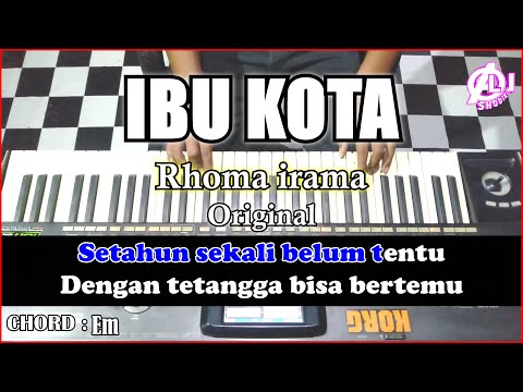 IBU KOTA Karaoke Rhoma irama | Korg Pa3x (Chord&Lirik)