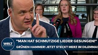 DEUTSCHLAND: "Die Uhr tickt!" Nach dem Grünen-Hammer zum Finanzpaket! Friedrich Merz im Dilemma!