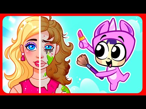 Mi muñeca cobró vida 😻 Cambio de imagen de la muñeca | Historias divertidas para niños 🤩