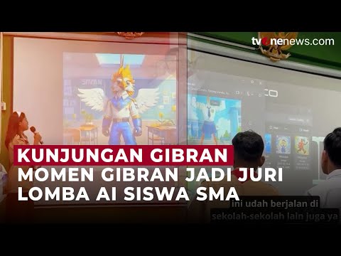 Kunjungi SMA Negeri 66 Jakarta, Gibran Jadi Juri Lomba AI | OneNews Update