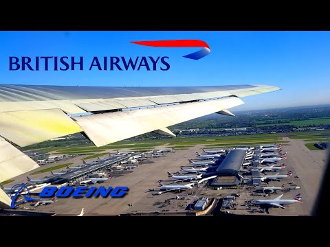 British Airways Boeing 767-300ER ✈ Takeoff from London-Heathrow to Amsterdam