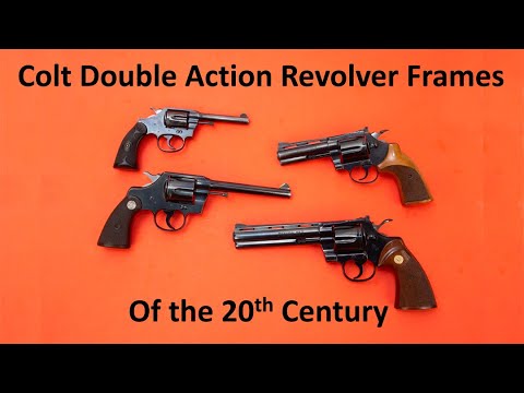 Colt Double Action Revolver Frame Sizes of the 20th Century