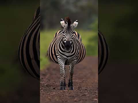 Depending on the species, a zebra's pregnancy period lasts around 11 to 13 months🦓 #Shorts #Animals