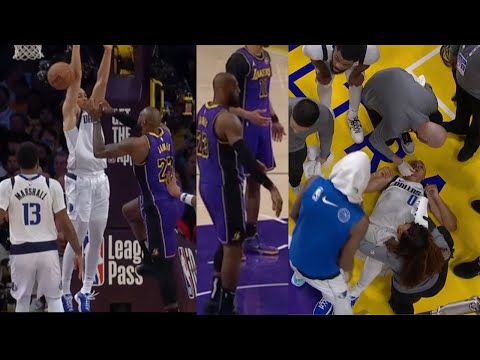 LeBron James almost EJECTED after sending Dante Exum to the hospital!