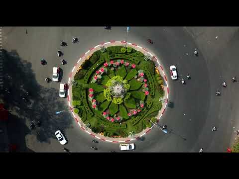 Drone in Saigon City center VietNam 2020 |Video-Audio footage HD Free