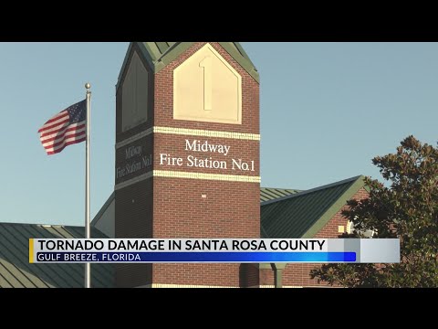 Roofs damaged, campers tip over after seemingly possible tornado in Gulf Breeze