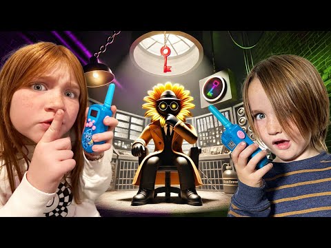 SPY ADLEY works for MR. SUNFLOWER!!  Baby Niko and Baby Dad save the City part 2! Spy Family Roblox