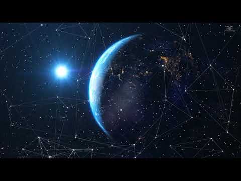 Earth Globe & Space Rotation |Video-Audio footage HD Free