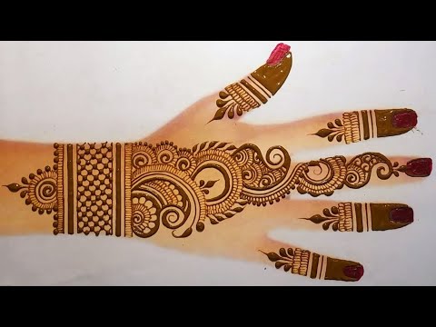 mehandi design || simple mehandi design || mehandi designs || easy front mehandi design || 2025