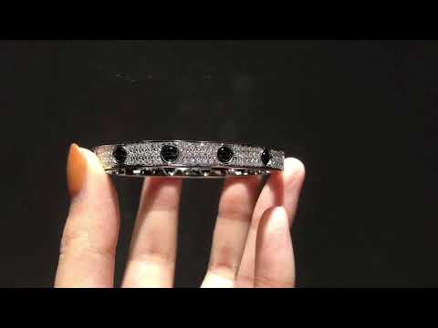 cartier LOVE BRACELET DIAMOND-PAVED CERAMIC