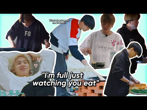 love language of yoongi is cooking for his members