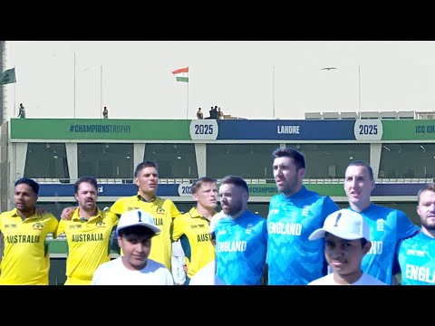 Pakistan mistakly played Indian National Anthem during Australia vs England Champions Trophy Match